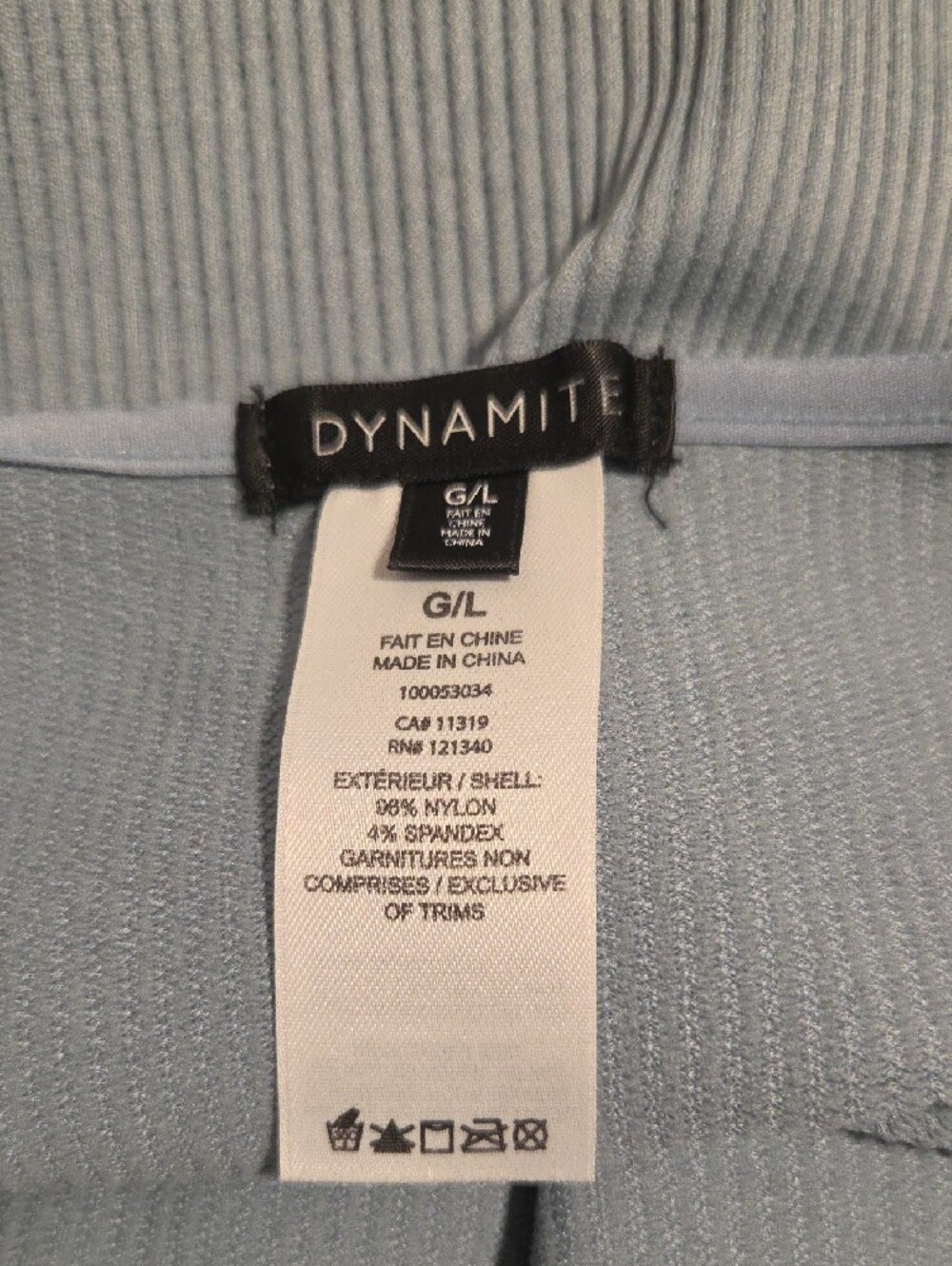 Dynamite Ribbed Scoop Crop Tank - Picture 5 of 5